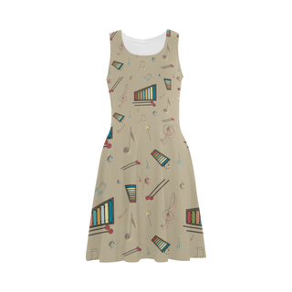 Vibraphone Pattern Atalanta Sundress - TeeAmazing