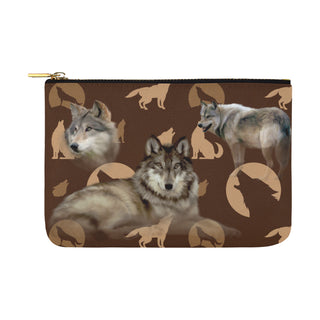 Wolf Lover Carry-All Pouch 12.5x8.5 - TeeAmazing