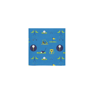 Golf Pattern Square Towel 13x13 - TeeAmazing