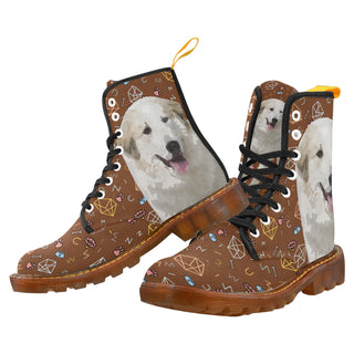 Great Pyrenees Dog Black Boots For Women - TeeAmazing