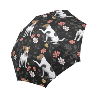 Jack Russell Terrier Flower Auto-Foldable Umbrella - TeeAmazing