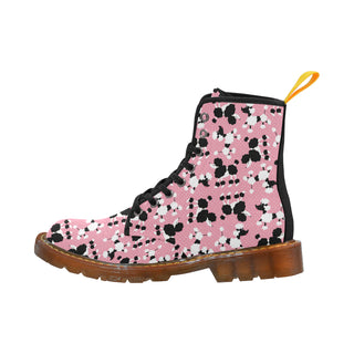 Poodle Black Boots For Women - TeeAmazing