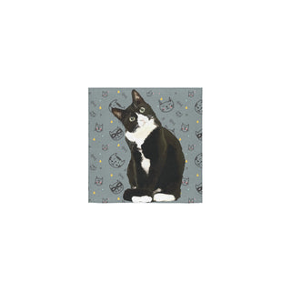 Tuxedo Cat Square Towel 13x13 - TeeAmazing