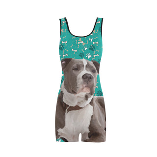 Staffordshire Bull Terrier Classic One Piece Swimwear - TeeAmazing