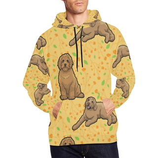 Australian Goldendoodle Flower All Over Print Hoodie for Men (USA Size) (Model H13) - TeeAmazing