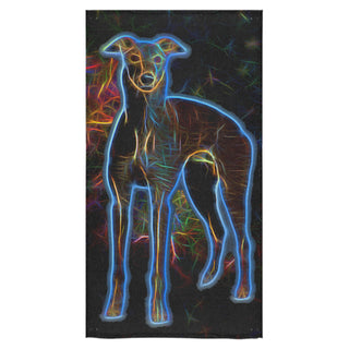 Italian Greyhound Glow Design 1 Bath Towel 30"x56" - TeeAmazing