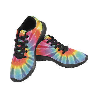 Tie Dye Black Sneakers Size 13-15 for Men - TeeAmazing