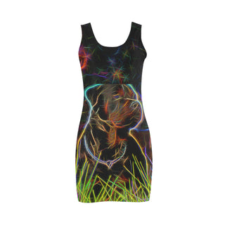 Rottweiler Glow Design 2 Medea Vest Dress - TeeAmazing