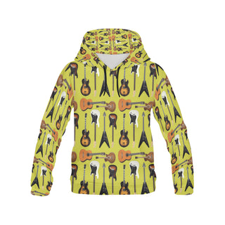 Guitar Pattern All Over Print Hoodie for Men - TeeAmazing