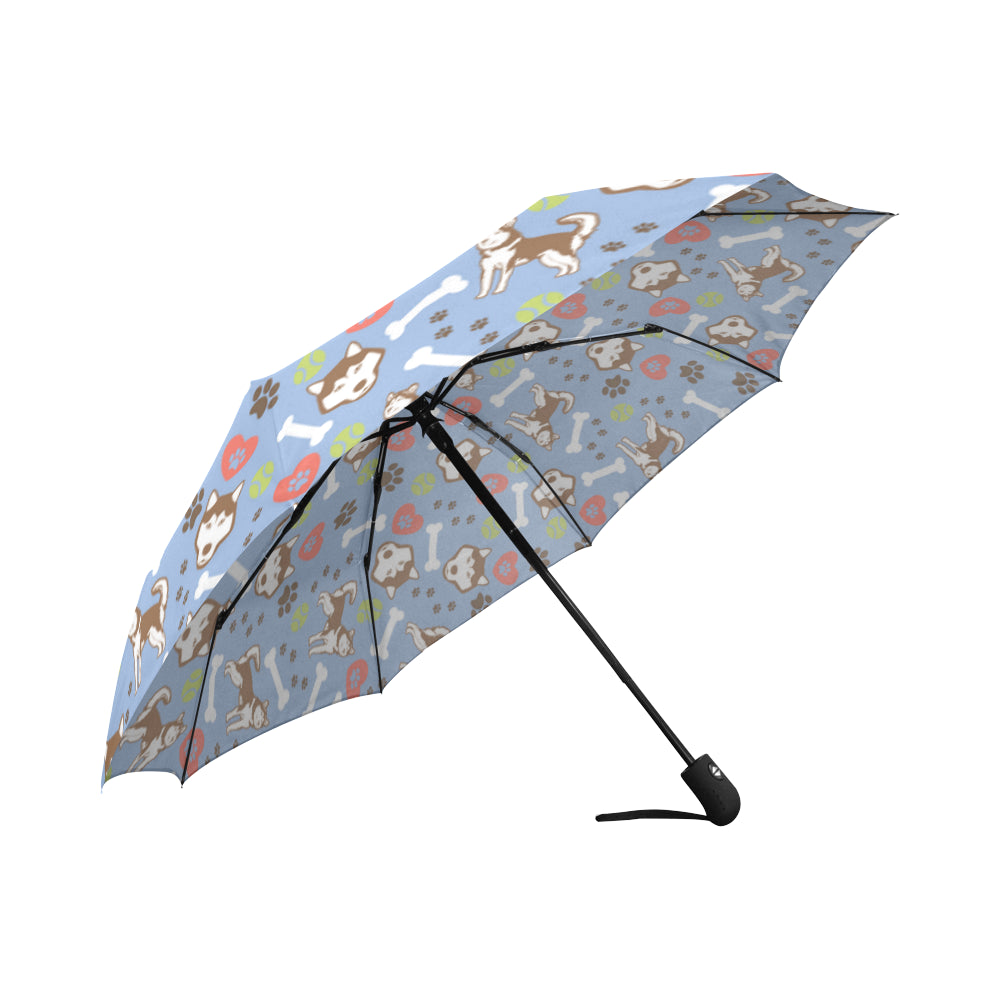 Alaskan Malamute Pattern Auto-Foldable Umbrella - TeeAmazing