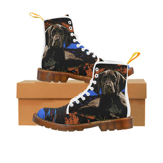 German Shorthaired Pointer White Boots For Women - TeeAmazing