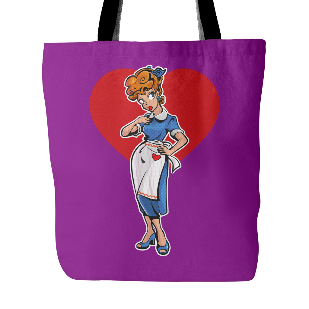 Lucy's Heart Tote Bags - TeeAmazing