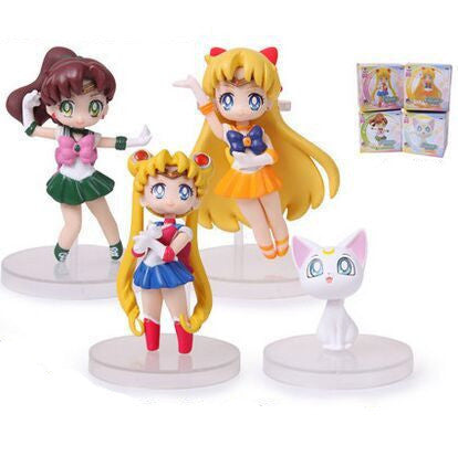 4Styles Can Choose Sailor Moon Figures With Box - TeeAmazing