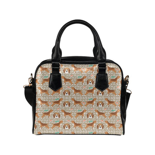 Beagle Pattern Shoulder Handbag - TeeAmazing