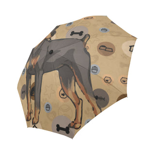 Miniature Pinscher Dog Auto-Foldable Umbrella - TeeAmazing