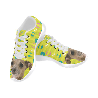 Italian Greyhound White Sneakers Size 13-15 for Men - TeeAmazing