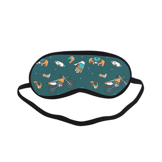 Motocross Pattern Sleeping Mask - TeeAmazing