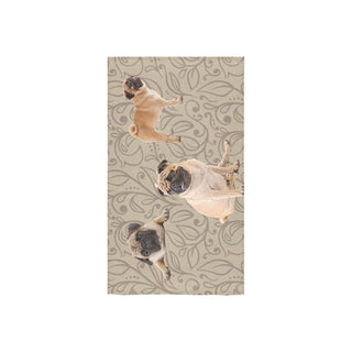 Pug Lover Custom Towel 16"x28" - TeeAmazing