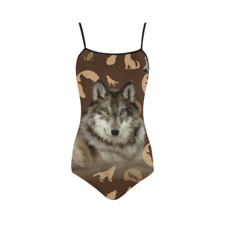 Wolf Lover Strap Swimsuit - TeeAmazing