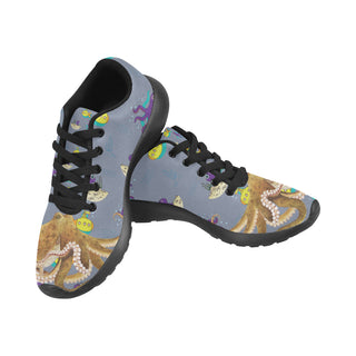 Octopus Black Sneakers Size 13-15 for Men - TeeAmazing