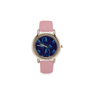 Sailor Moon Women's Rose Gold Leather Strap Watch - TeeAmazing