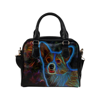 Corgi Glow Design 1 Shoulder Handbag - TeeAmazing