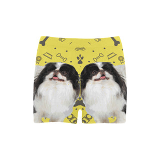 Japanese Chin Dog Briseis Skinny Shorts (Model L04) - TeeAmazing