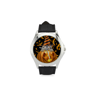 Shih Tzu Halloween Women's Classic Leather Strap Watch - TeeAmazing