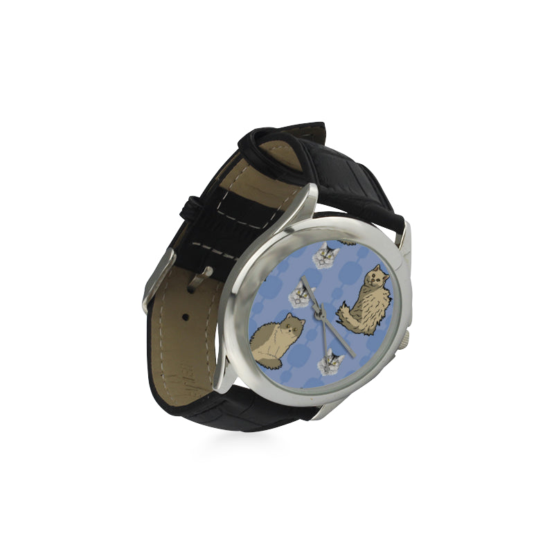 Selkirk Rex Women's Classic Leather Strap Watch - TeeAmazing
