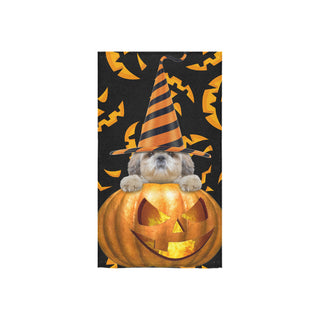 Shih Tzu Halloween Custom Towel 16"x28" - TeeAmazing