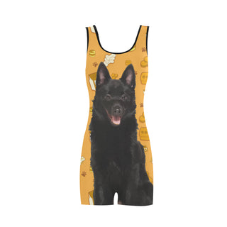 Schipperke Dog Classic One Piece Swimwear - TeeAmazing