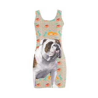 English Bulldog Medea Vest Dress - TeeAmazing