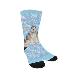 Husky Lover Trouser Socks - TeeAmazing