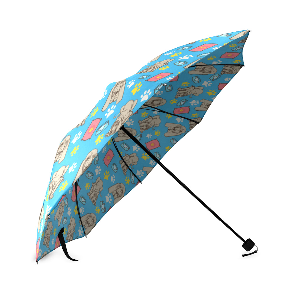 Bloodhound Pattern Foldable Umbrella - TeeAmazing
