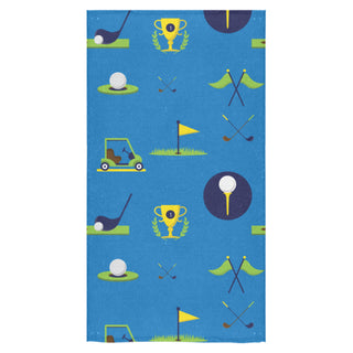 Golf Pattern Bath Towel 30"x56" - TeeAmazing