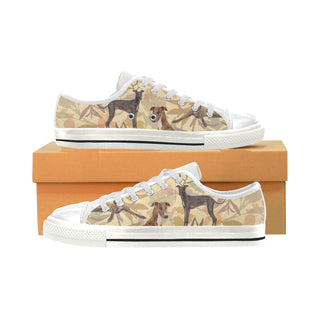 Greyhound Lover White Women's Classic Canvas Shoes - TeeAmazing