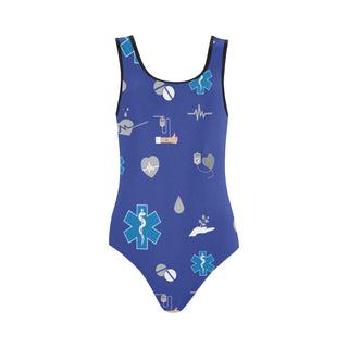 Paramedic Pattern Vest One Piece Swimsuit - TeeAmazing