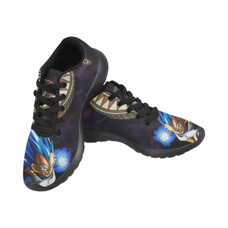 Vegeta SSGSS DBZ Black Sneakers Size 13-15 for Men - TeeAmazing