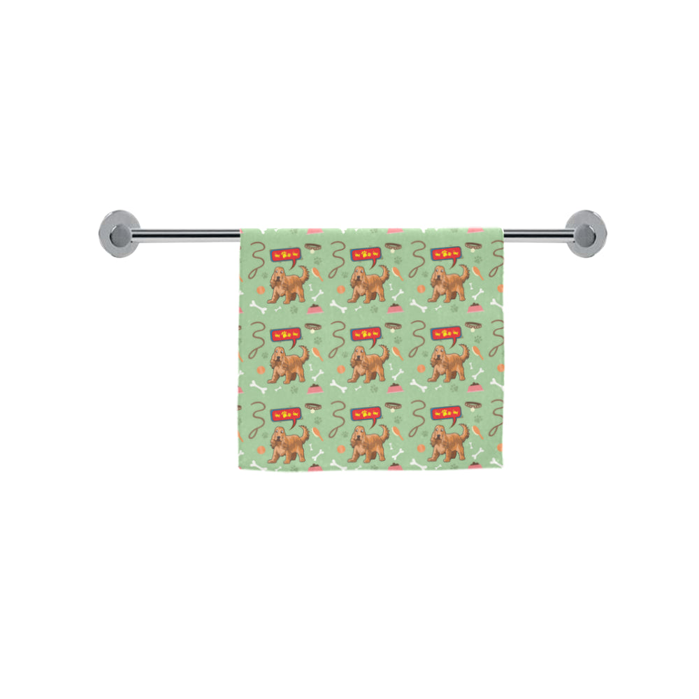 American Cocker Spaniel Pattern Custom Towel 16"x28" - TeeAmazing