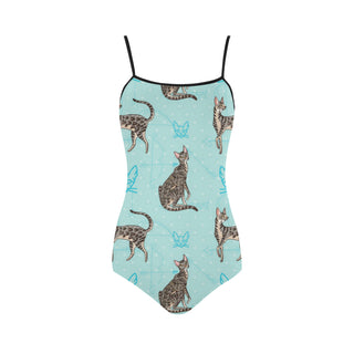Serengeti Cat Strap Swimsuit - TeeAmazing