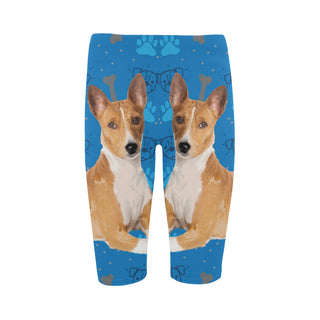 Basenji Dog Hestia Cropped Leggings (Model L03) - TeeAmazing