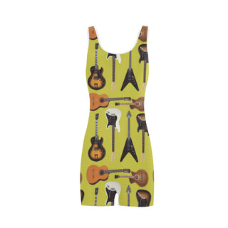 Guitar Pattern Classic One Piece Swimwear - TeeAmazing