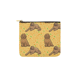 Australian Goldendoodle Flower Carry-All Pouch 6''x5'' - TeeAmazing