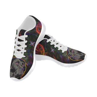 Lab Glow Design 3 White Sneakers for Women - TeeAmazing