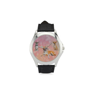 Chihuahua Lover Women's Classic Leather Strap Watch - TeeAmazing