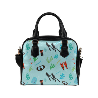 Marine Biologist Pattern Shoulder Handbag - TeeAmazing