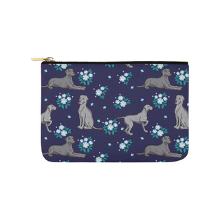Coonhound Flower Carry-All Pouch 9.5''x6'' - TeeAmazing