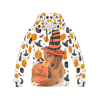 Golden Retriever Halloween V2 All Over Print Hoodie for Women - TeeAmazing