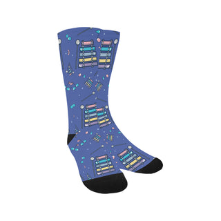 Marimba Pattern Trouser Socks - TeeAmazing