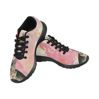 German Shepherd Water Colour No.1 Black Sneakers for Women - TeeAmazing